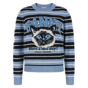 Ganni Women's Graphic Wool Sweater